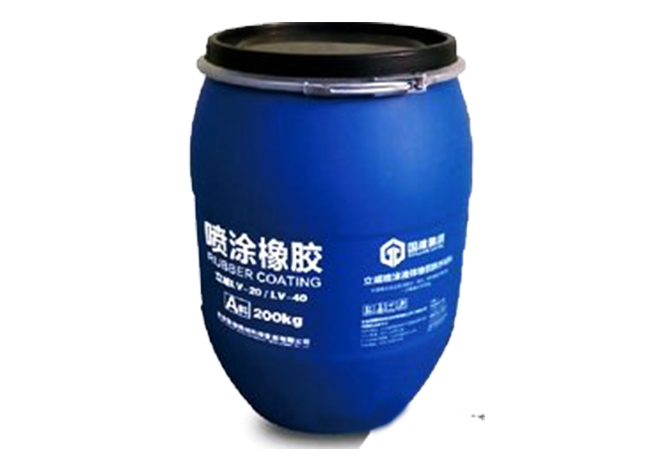 立威雙組份機械噴涂高彈速凝橡膠